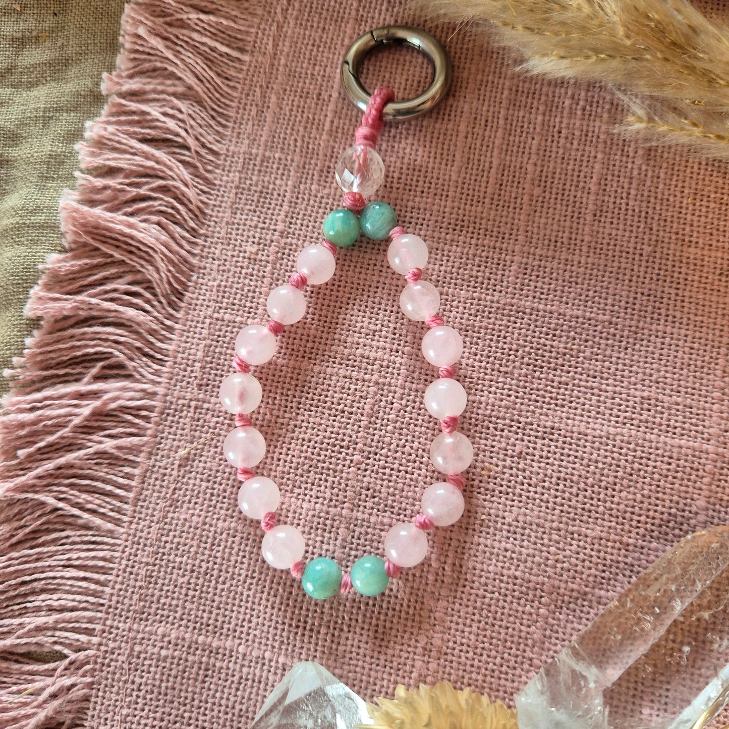 Micro-Mala – dein Mini-Ritual für Achtsamkeit mit Edelstein/Zedernholz MIX&MATCH !!!GRATIS CHARM SOLANGE DER VORRAT REICHT!!!