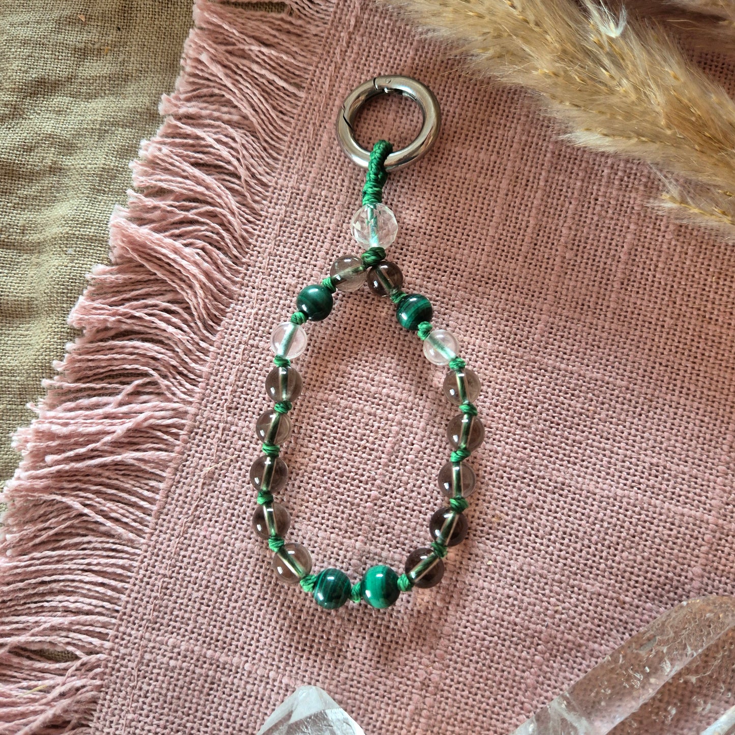 Micro-Mala – dein Mini-Ritual für Achtsamkeit mit Edelstein/Zedernholz MIX&MATCH !!!GRATIS CHARM SOLANGE DER VORRAT REICHT!!!