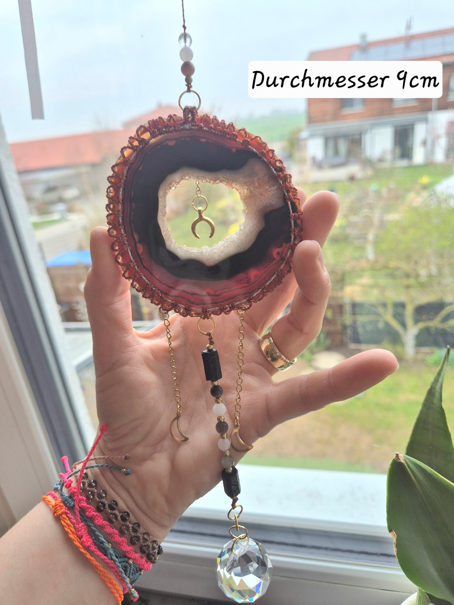 🚚LUMARIA  Einzigartiger Sonnenfänger mit Achatscheibe