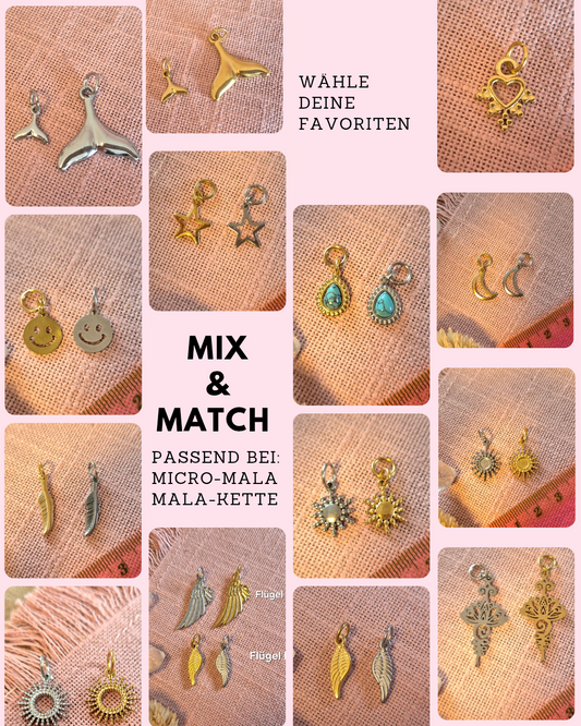 Mix&Match Wechselanhänger Charm für Mala-Ketten, Lieblingskette und Micro-Mala