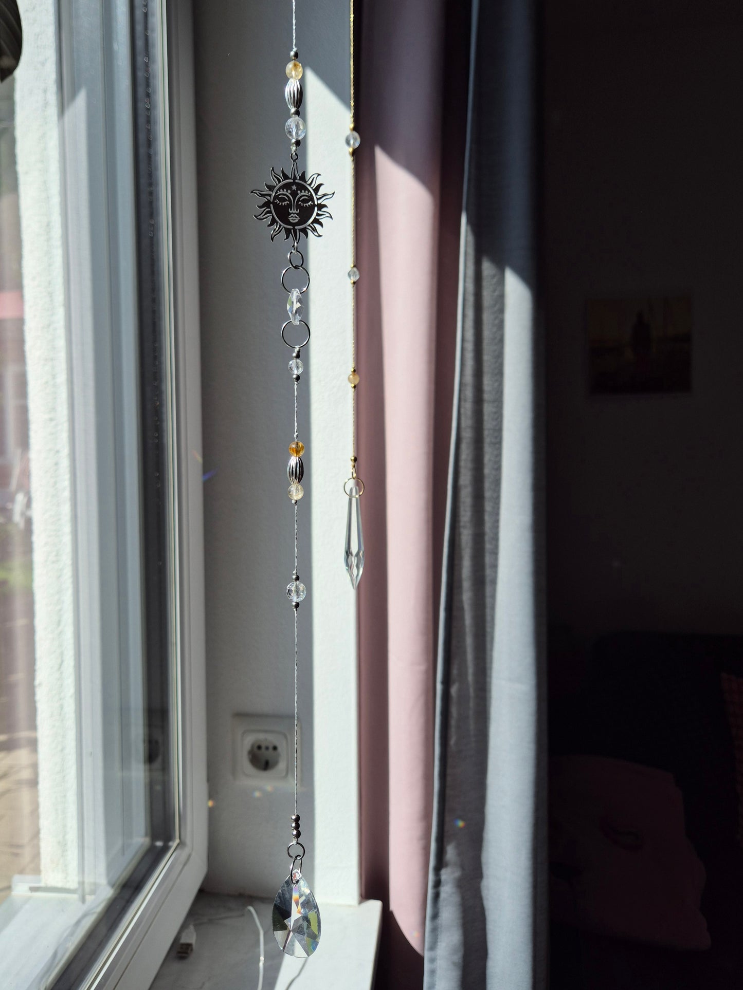 Edelstein Sonnenfänger Citrin & Sonne