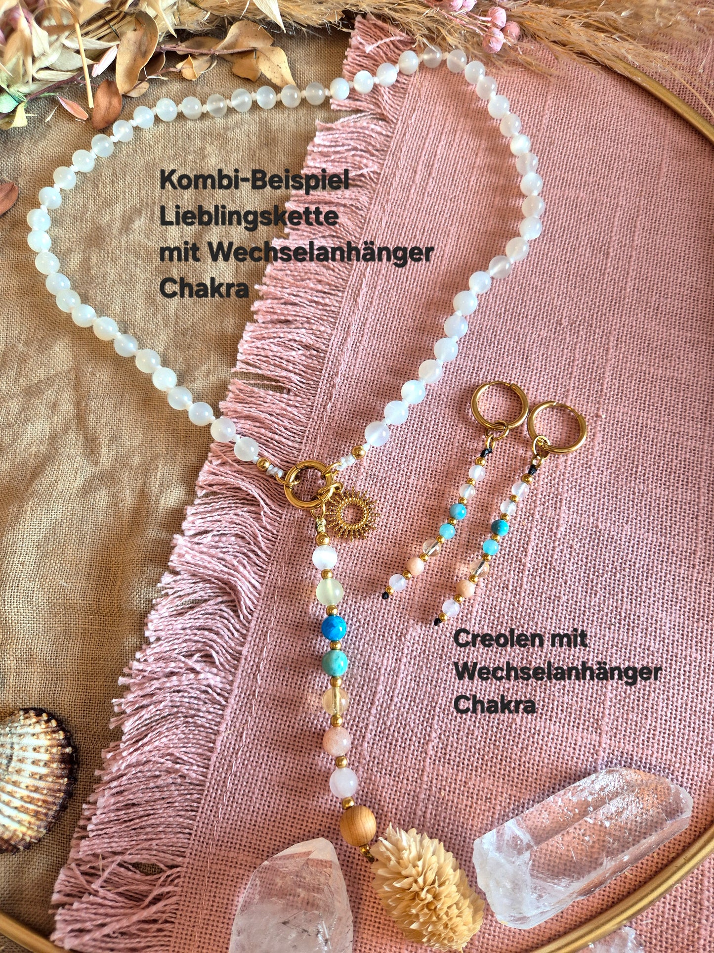 Mix & Match Lieblings-Kette -Die wandelbare Mix & Match Kette mit Wechselkarabiner und austauschbaren Charms.
