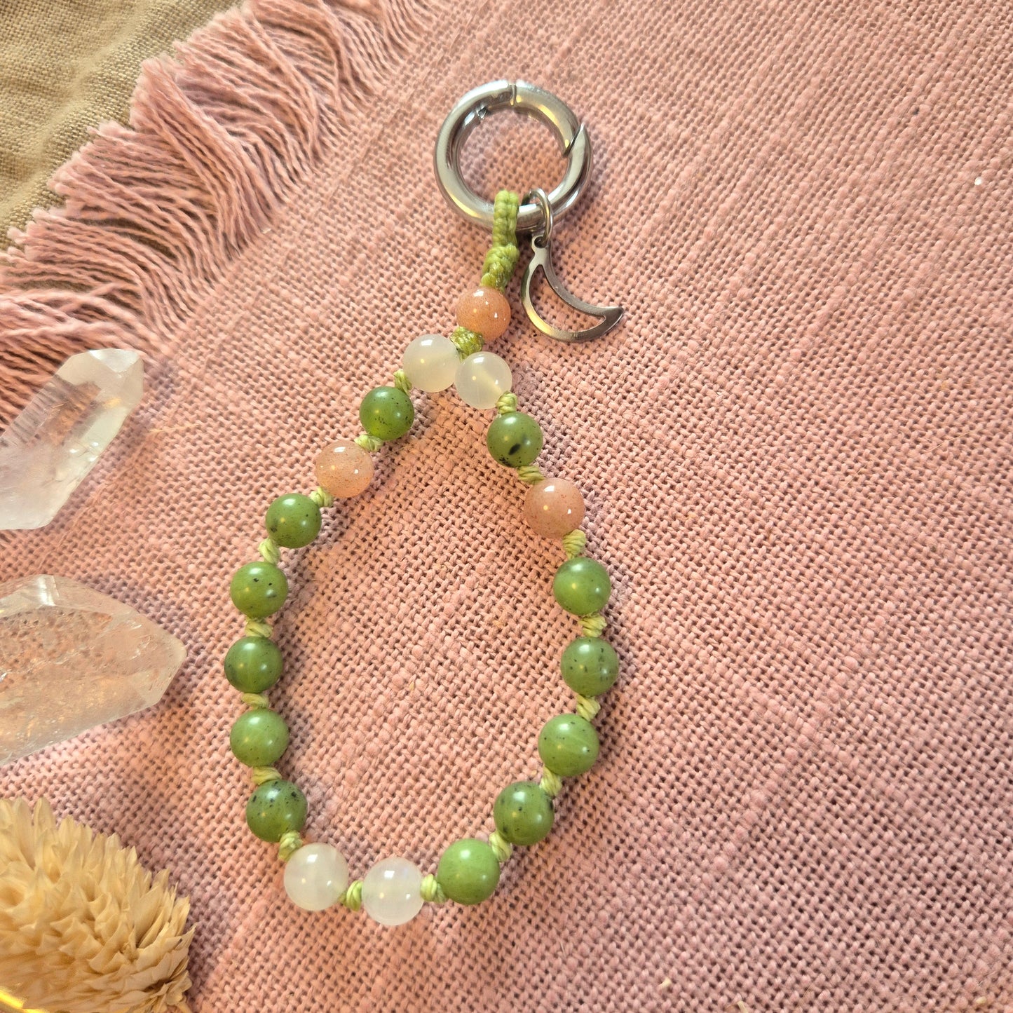 Micro-Mala – dein Mini-Ritual für Achtsamkeit mit Edelstein/Zedernholz MIX&MATCH !!!GRATIS CHARM SOLANGE DER VORRAT REICHT!!!
