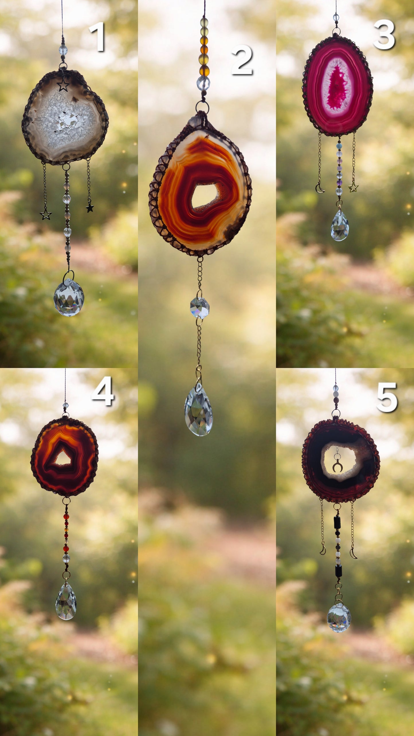 🚚LUMARIA  Einzigartiger Sonnenfänger mit Achatscheibe