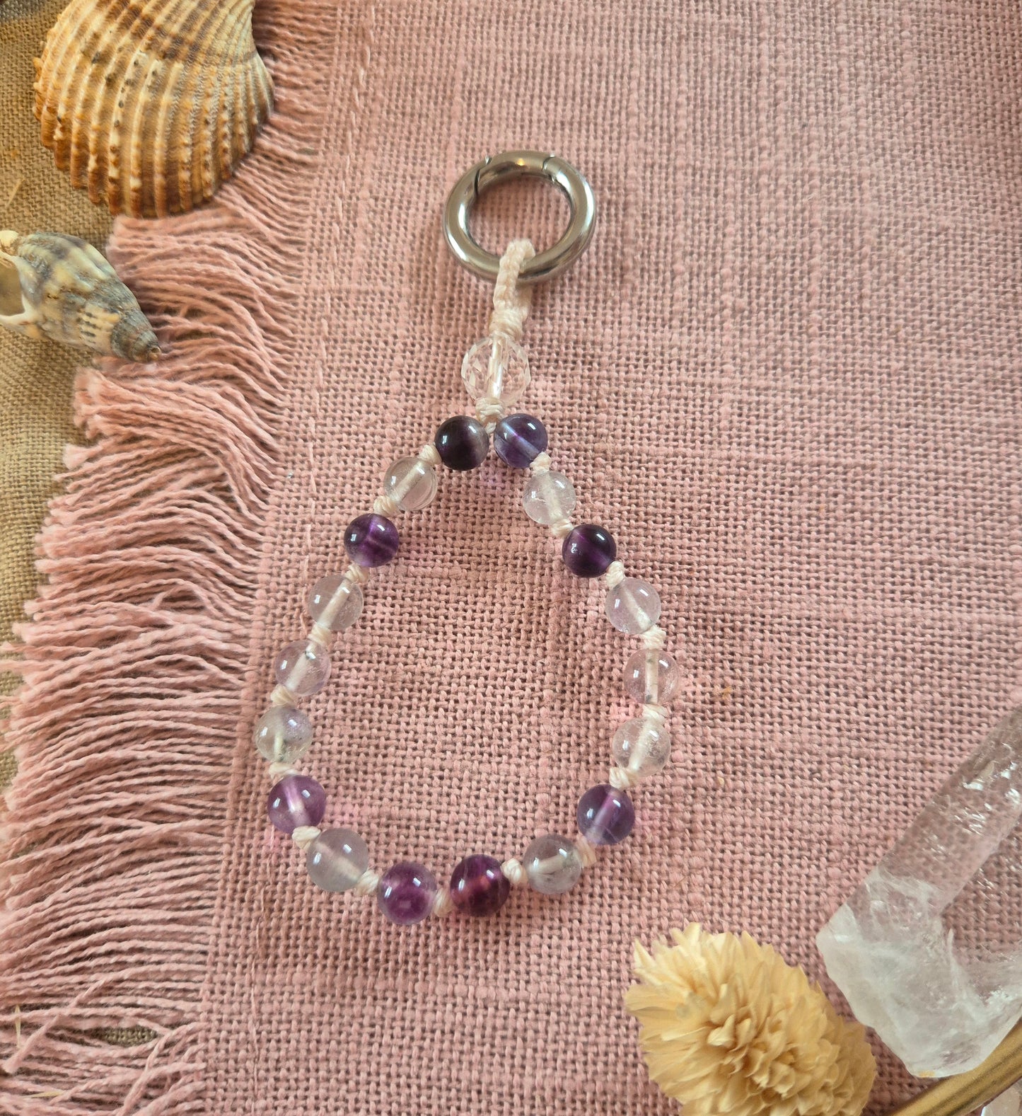 Micro-Mala – dein Mini-Ritual für Achtsamkeit mit Edelstein/Zedernholz MIX&MATCH !!!GRATIS CHARM SOLANGE DER VORRAT REICHT!!!
