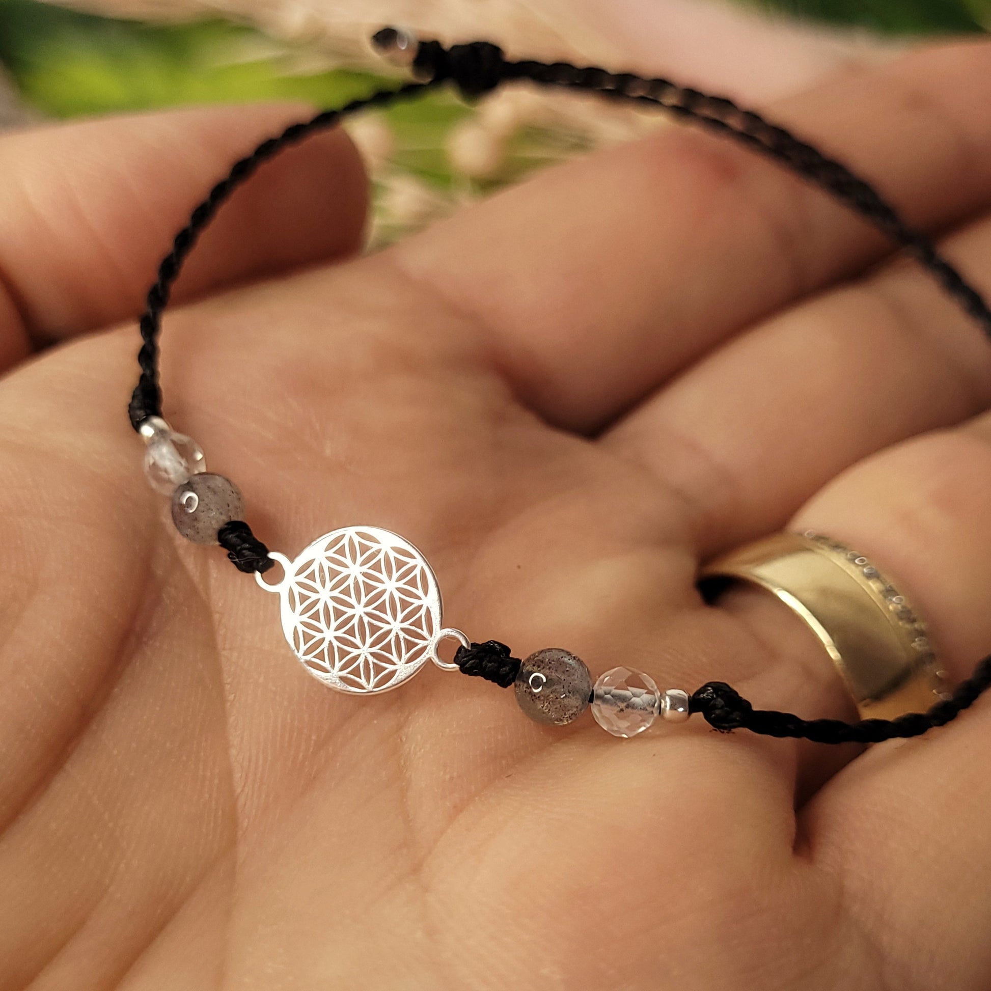 Zartes Armband "Lebensblume"