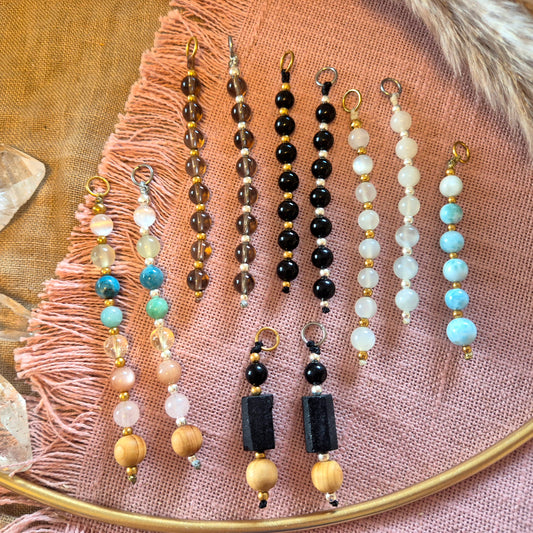 MIX&MATCH Perlen-Charms für Creolen, Mala-Ketten & Ketten mit Wechselkarabiner