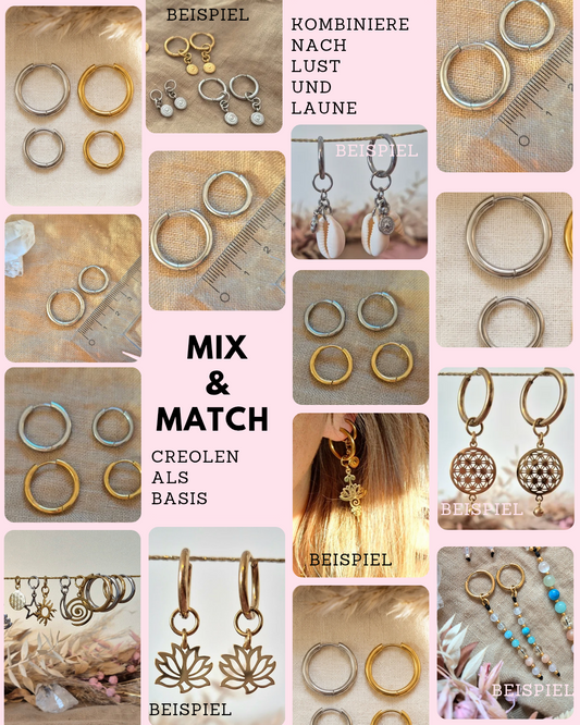 MIX&MATCH Creolen – deine Basis für unzählige Kombinationen