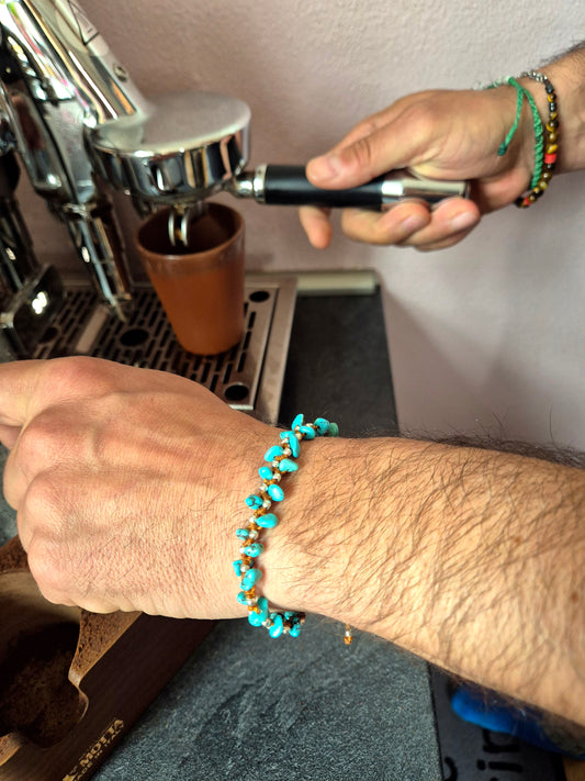 Türkis Splitter-Armband
