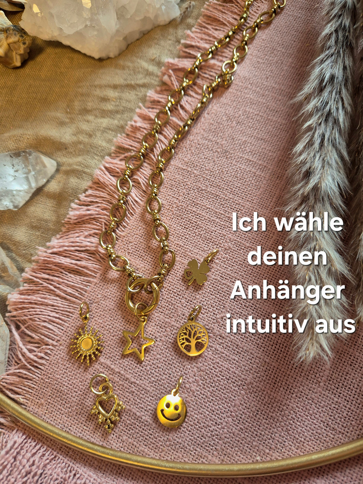 VORBESTELLUNG ZUM REDUZIERTEN PREIS - LIEFERZEIT 2 WOCHEN Mix& Match Kette -Die wandelbare Mix & Match Kette inkl. Wechselkarabiner&Charm